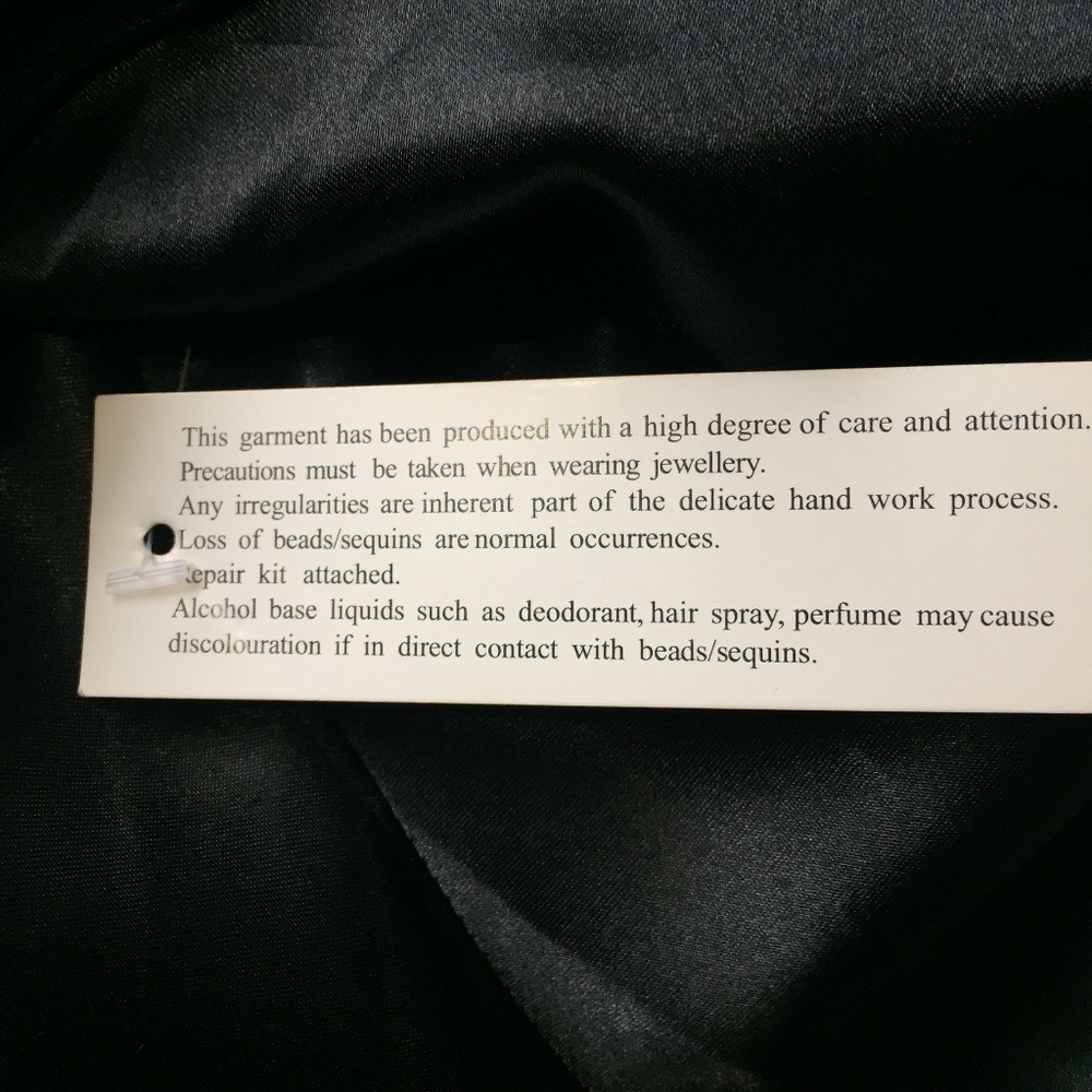 Marcelane black cocktail dress - UK designer brand - Picture 8 of 8